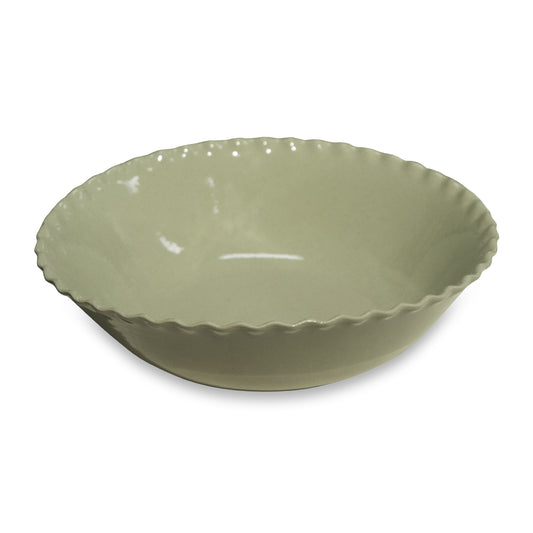 Cleo Wavy Sage Speckle Large Bowl D27.8X8.3Cm
