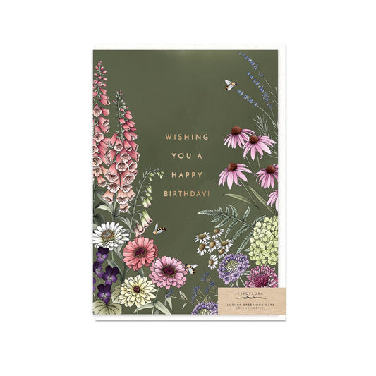 Wildflowers Birthday Card
