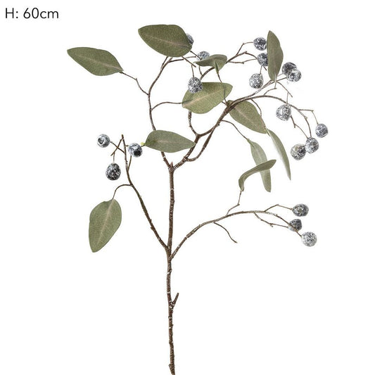 Eucalyptus And Berries Spray 60Cm