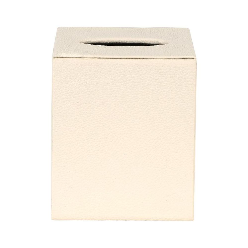 Lulu Square Tissue Box Cream