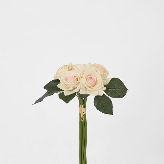 Romance Real Touch Rose Bouquet Light Pink