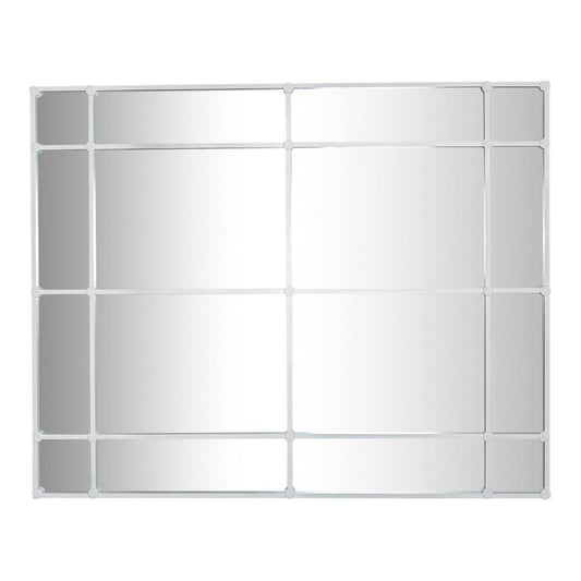 Crawford Rectangular 16 Pane Mirror Iron Frame White 200Cm X 160Cm