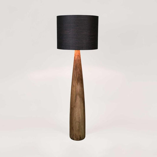 Samson Wood Floor Lamp Base Saddle