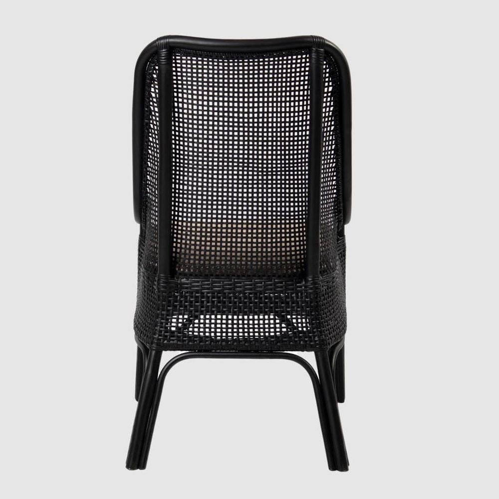 Victoria Hamptons Dining Chair Black