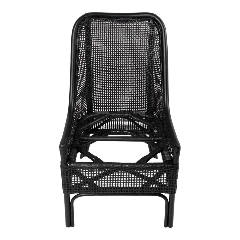 Victoria Hamptons Dining Chair Black