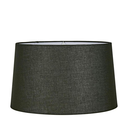 Linen Drum Lamp Shade Xl Black
