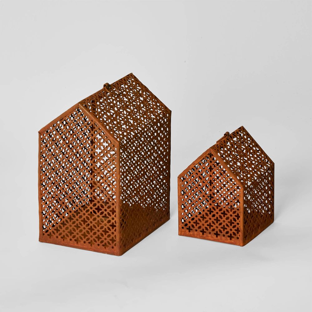 Meshe 锈铁烛台 Lge