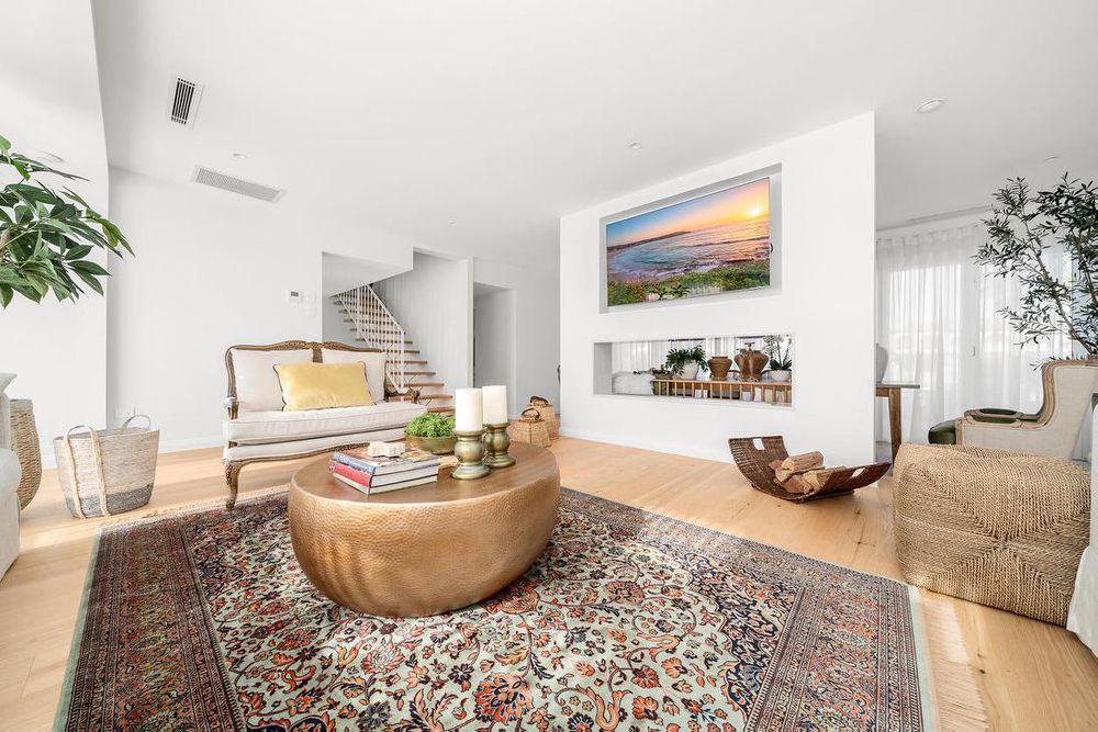 Woven Rattan Fire Basket Antique Brown