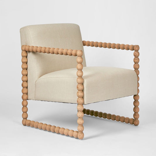 Bobbin Oak Chair Natural/Linen