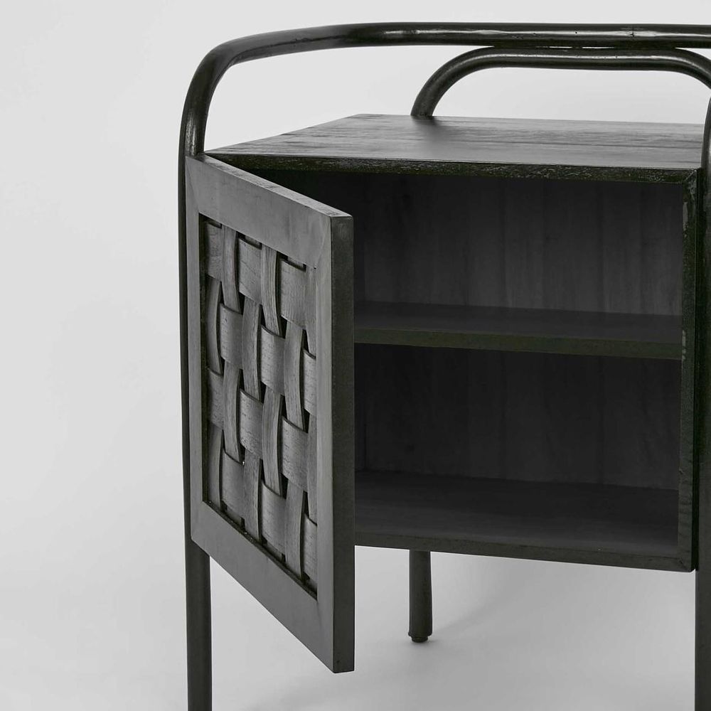 Weave Bedside Black