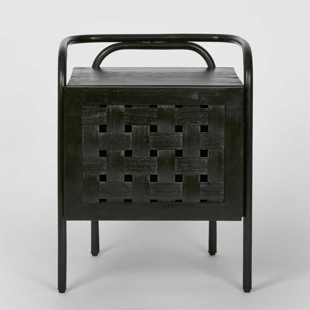 Weave Bedside Black