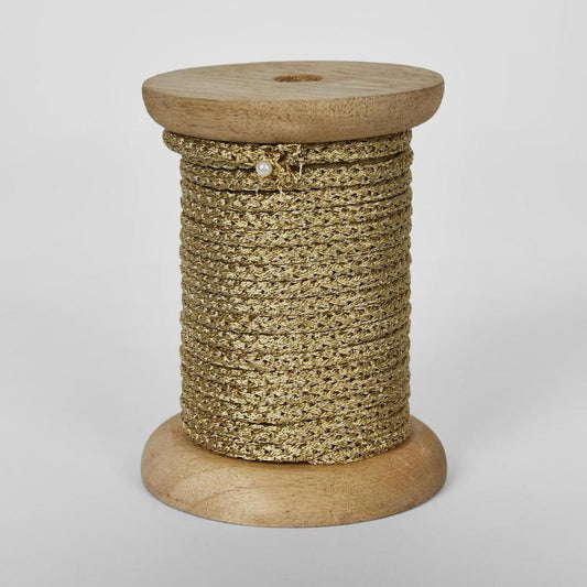Gold Braided Ribbon 10M