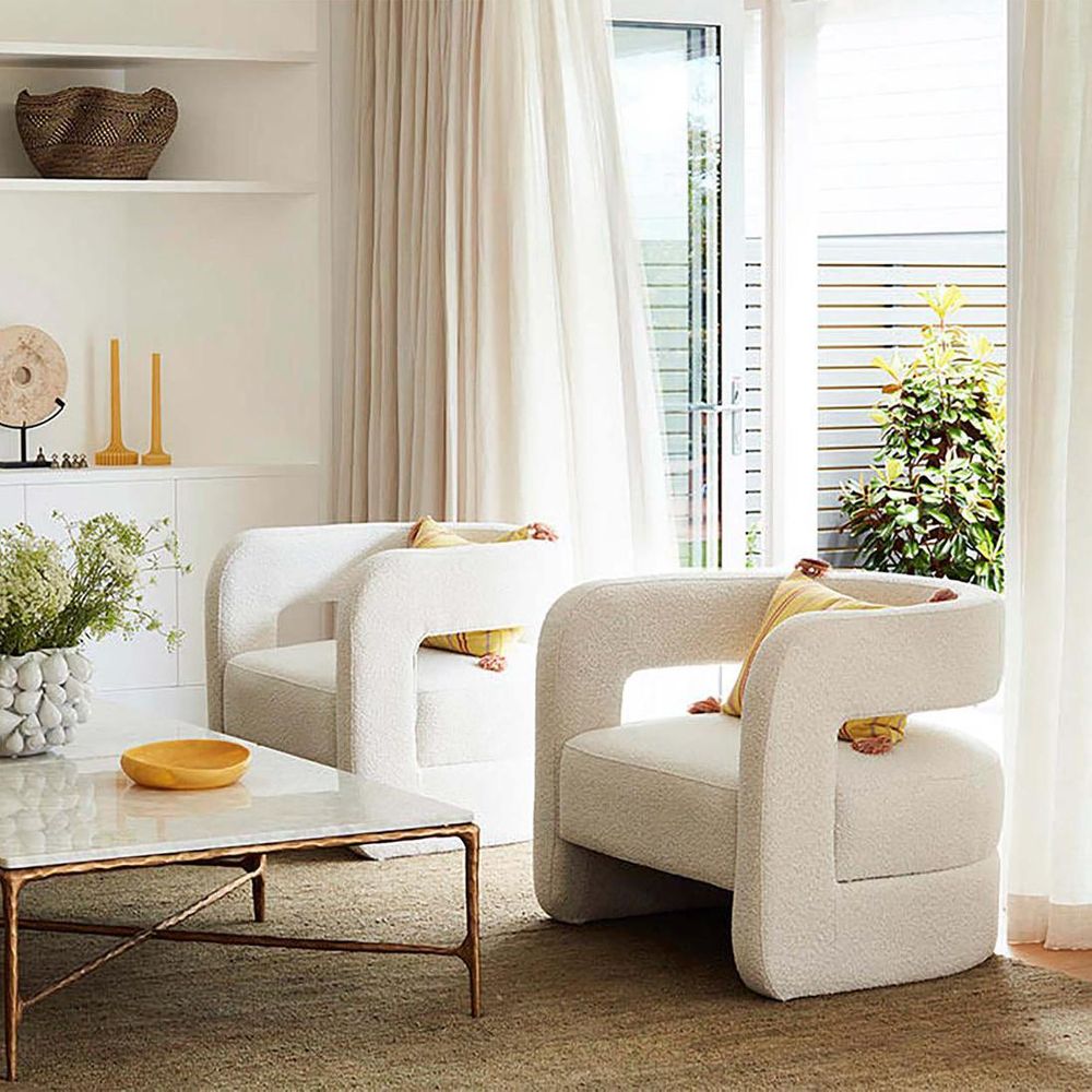 Cleo Chair Vanilla Boucle