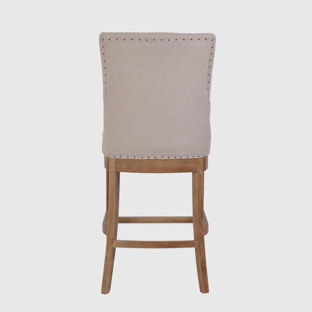 Oakwood Bar Stool Natural Beige