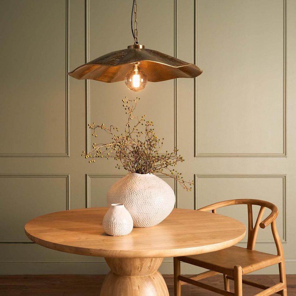 Olive Dining Table Round 120 Natural
