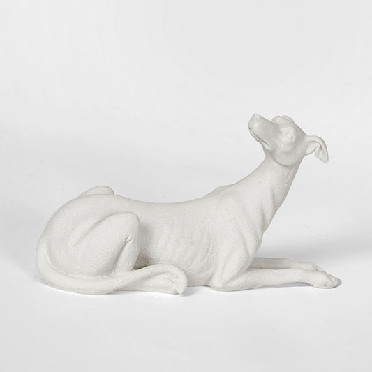 Penny Dog Sculpture White