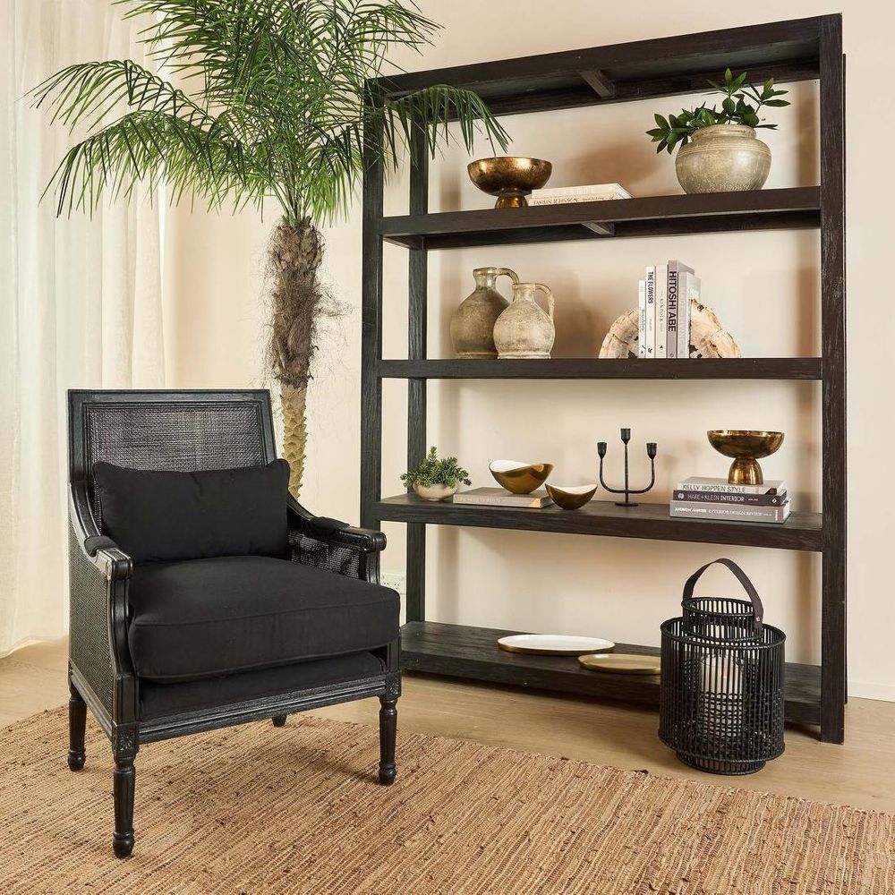 Hicks Black Armchair