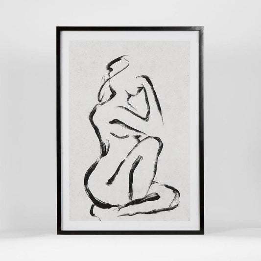 Female Silohuette Wall Art B