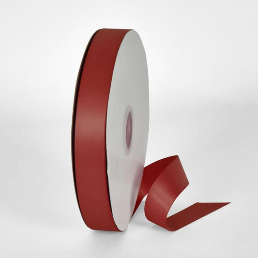 Poppy Rose Double Sided Satin Ribbon 25Mm 100Yards - P235
