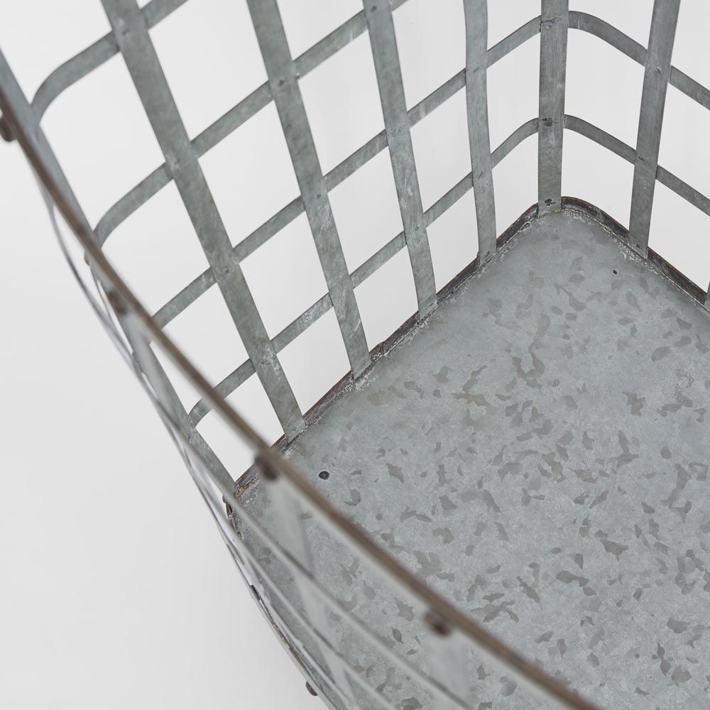 Grape Pickers Basket On Wheels