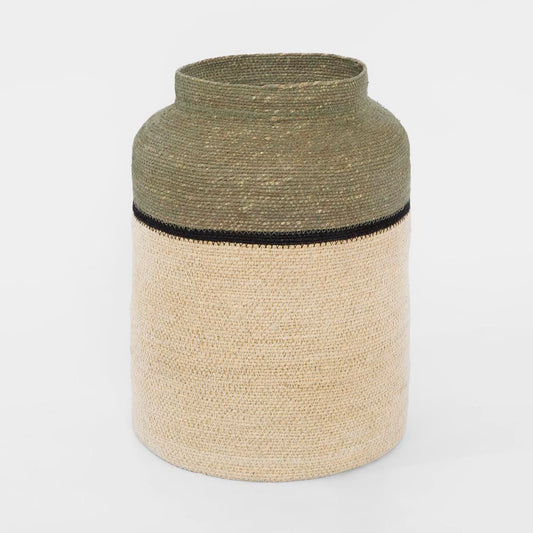 Sien Woven Basket Green