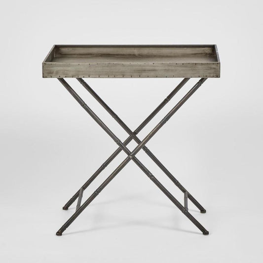 Burgundy Butler'S Tray