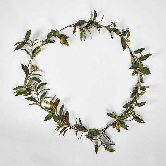Olive Leaf Garland With Olives