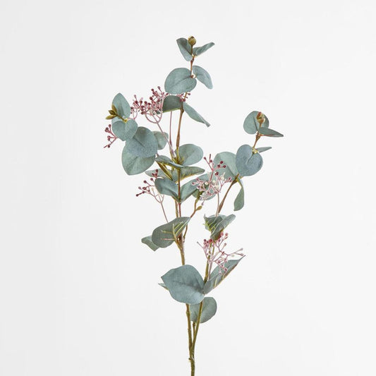 Seeded Eucalyptus 67Cm Mauve Green