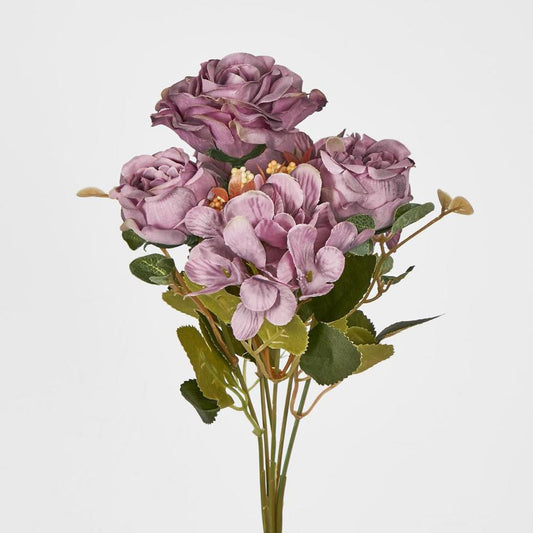 Mauve Rose Hydrangea Bouquet