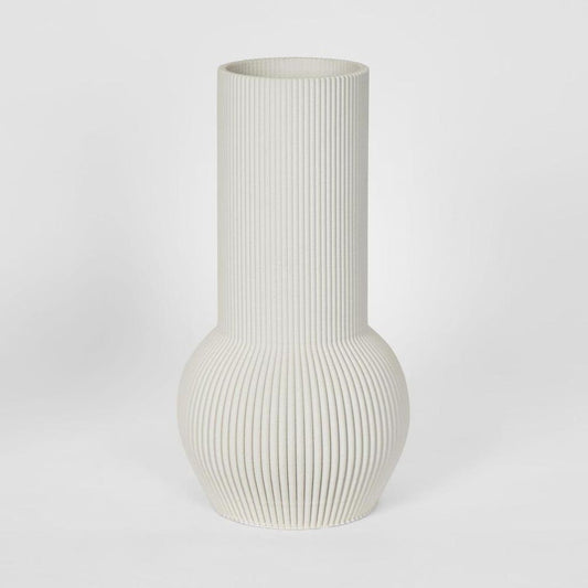 Hend 3D Vase Lge White