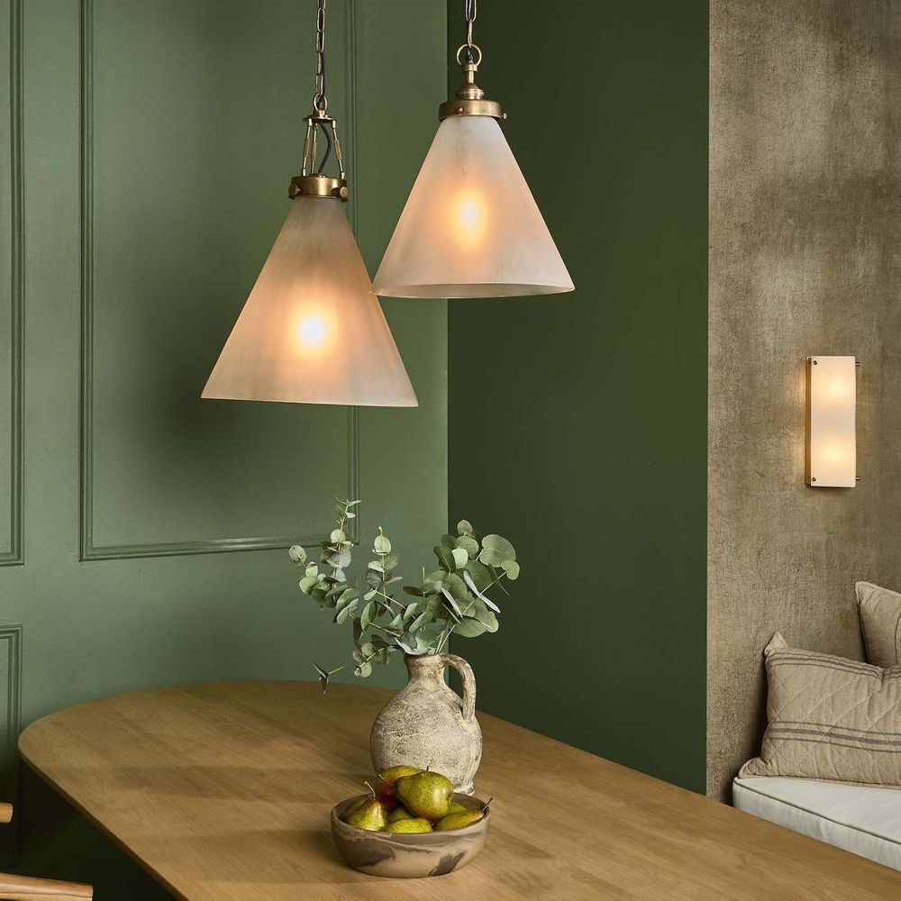 Gadsden Ceiling Pendant Large Brass