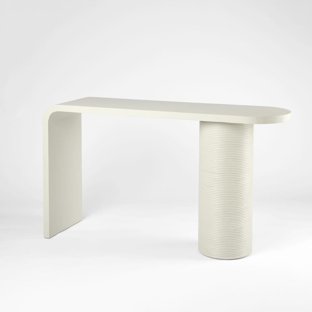 Leo Console Table Ecru