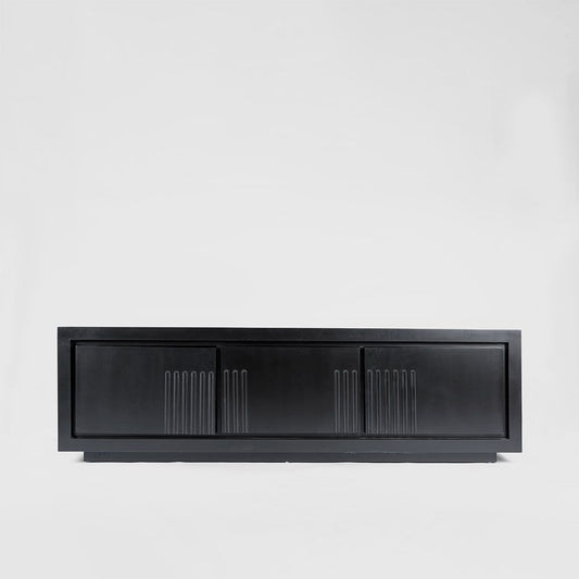 Rock Sideboard Unit Low Black