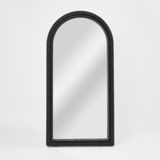 Fossil Arch Mirror Black