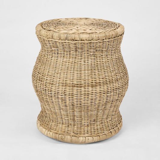 Long Island Rattan Side Table