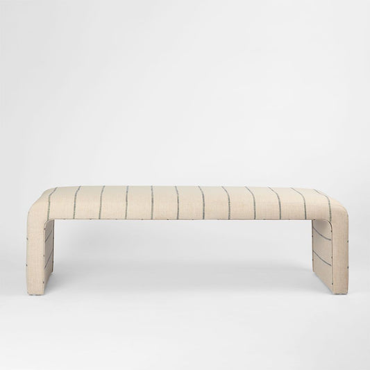 Southport Bench Navy Stripe