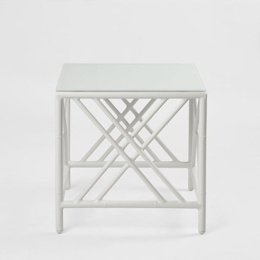 Elodie Outdoor Side Table White