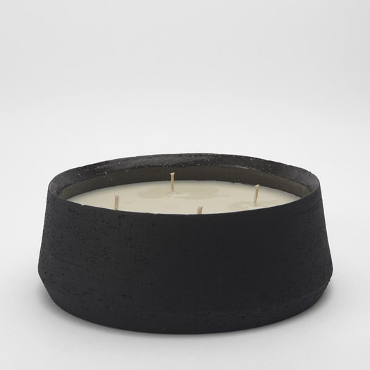 Note 4 Wick Citronella Candle Black