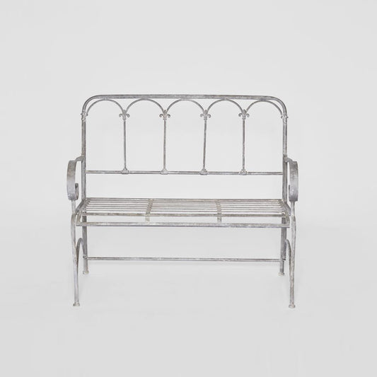 Fleur De Lys Garden Bench -Outdoor
