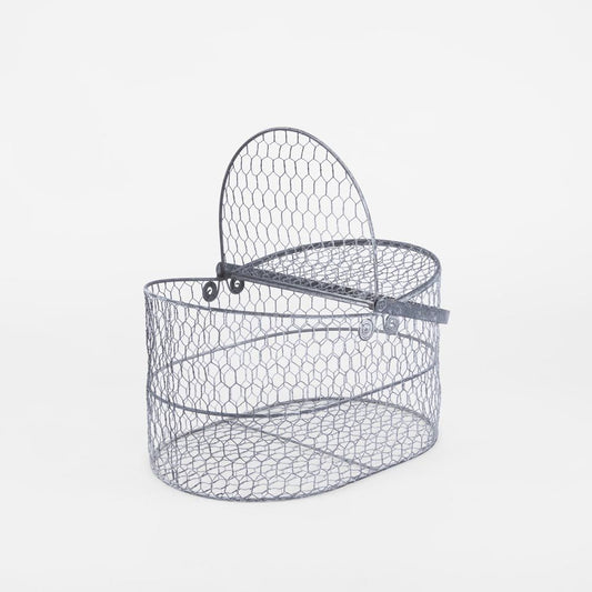 Basket With Flip Lids