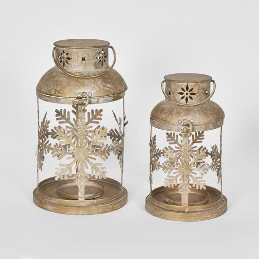 Noel Lanterns Set Of 2