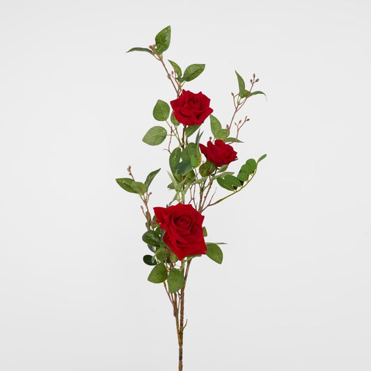 Red Rose Spray With 3 Heads