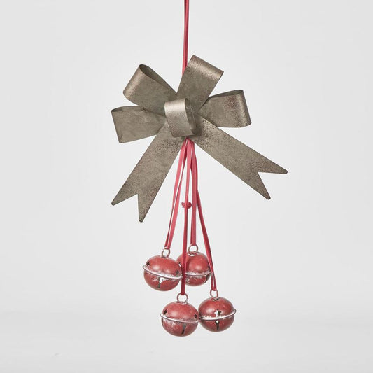 Bow With Bells On Ribbon