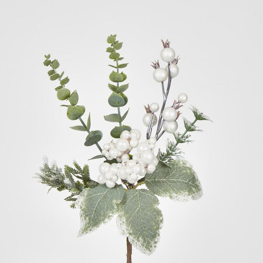 Silver White Berry Pick With Spinning Gum 26Cm