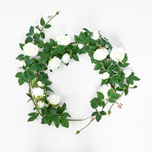 Rose Garland 150Cm White