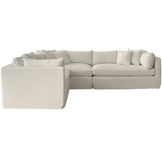 Marbella Modular Sofa Ivory - Left Facing