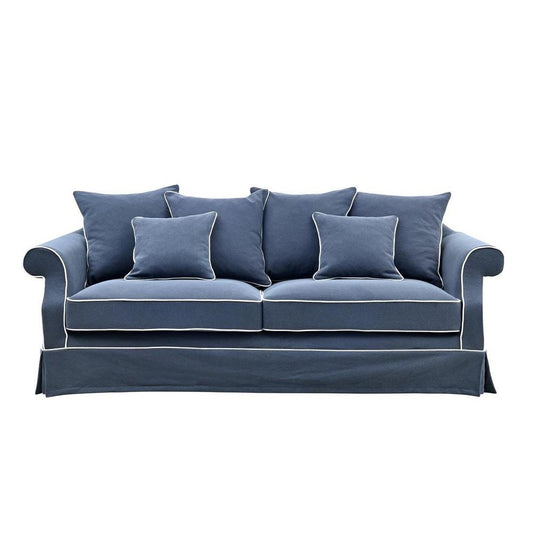 Avalon Hamptons 3 Seat Sofa Navy