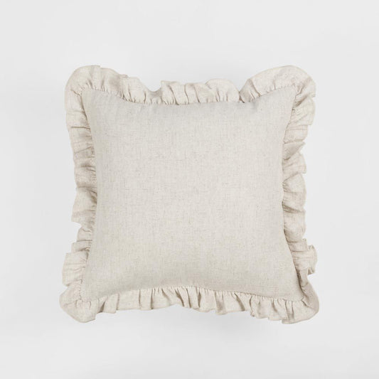 Poppy Cushion Cover 50X50Cm Natural