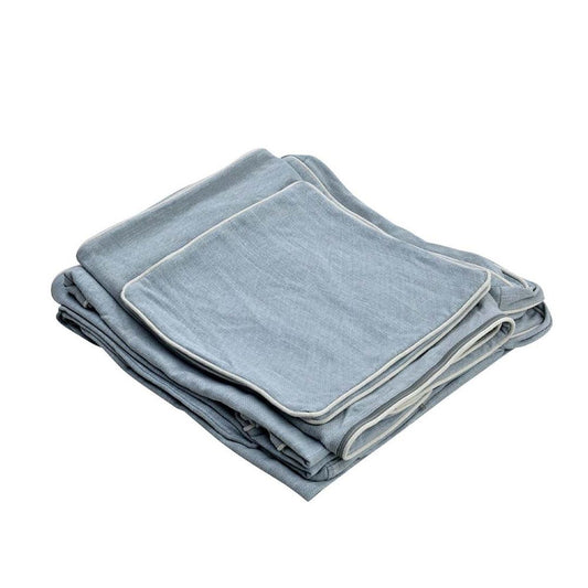 Noosa Hamptons Chaise Rhf Beach W/ White - Cover Only