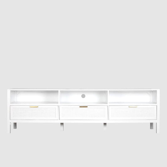 Santorini Large Media Unit White